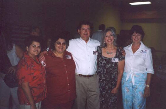 Ernie Casteneda, Debbie Borres, Bill Richey, Sharon Gary, Janis Hamilton